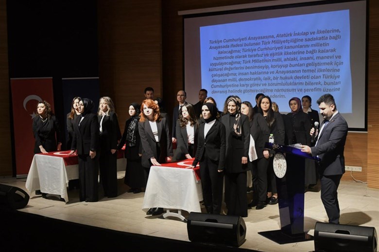 YEMİN TÖRENİ GERÇEKLEŞTİRİLDİ!