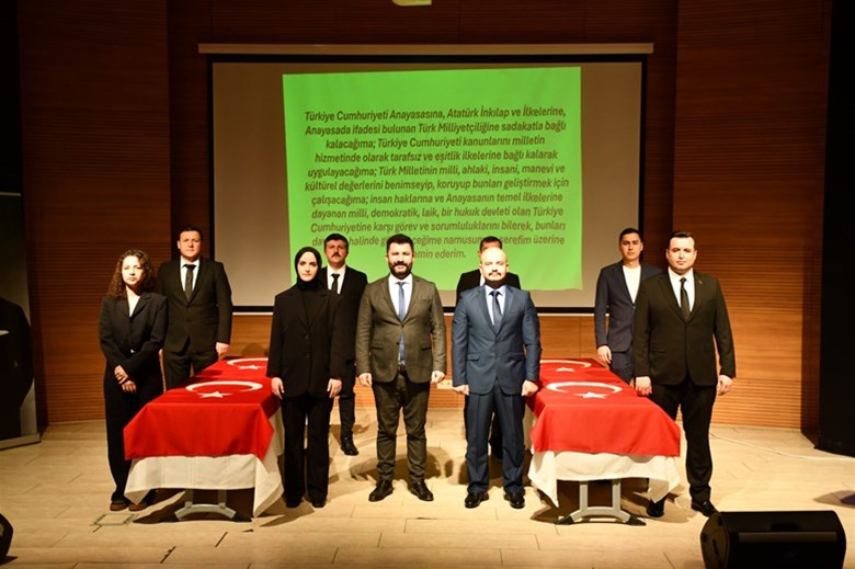 YEMİN TÖRENİ GERÇEKLEŞTİRİLDİ!